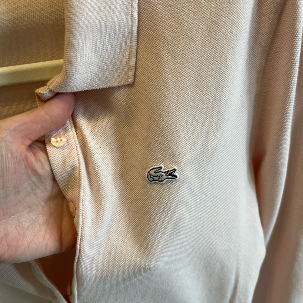 Lacoste Ladies Polo Shirt size 42 Medium